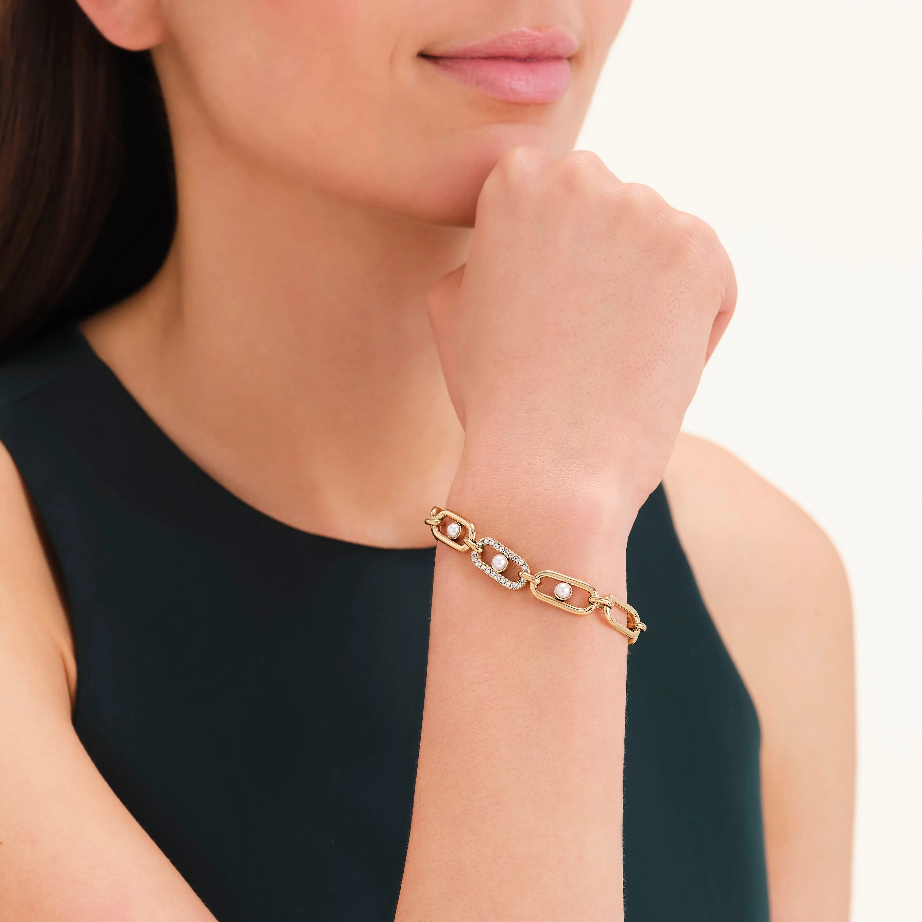 Bracelet Maillons Perle - Image 2