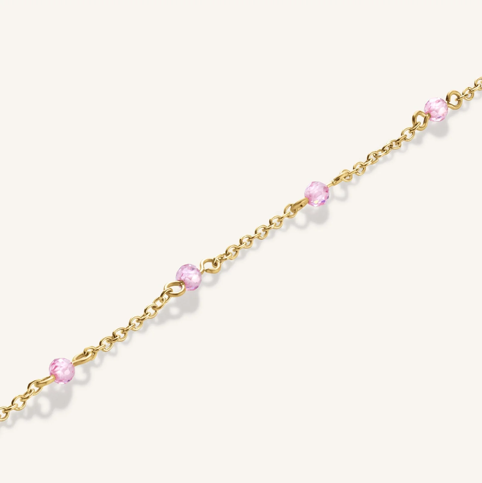 Bracelet en pierre rose - Image 3