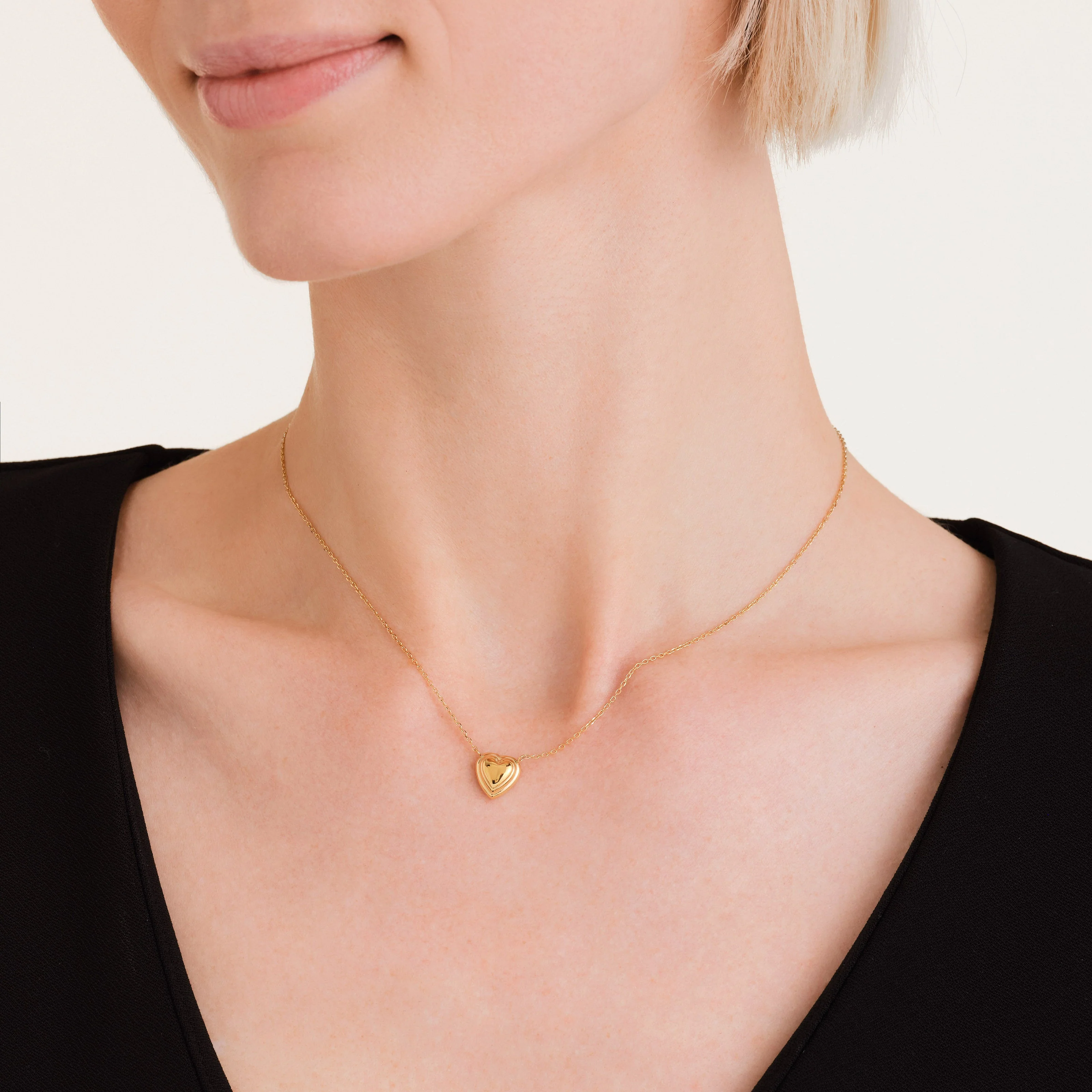Collier Cœur Refief - Image 2