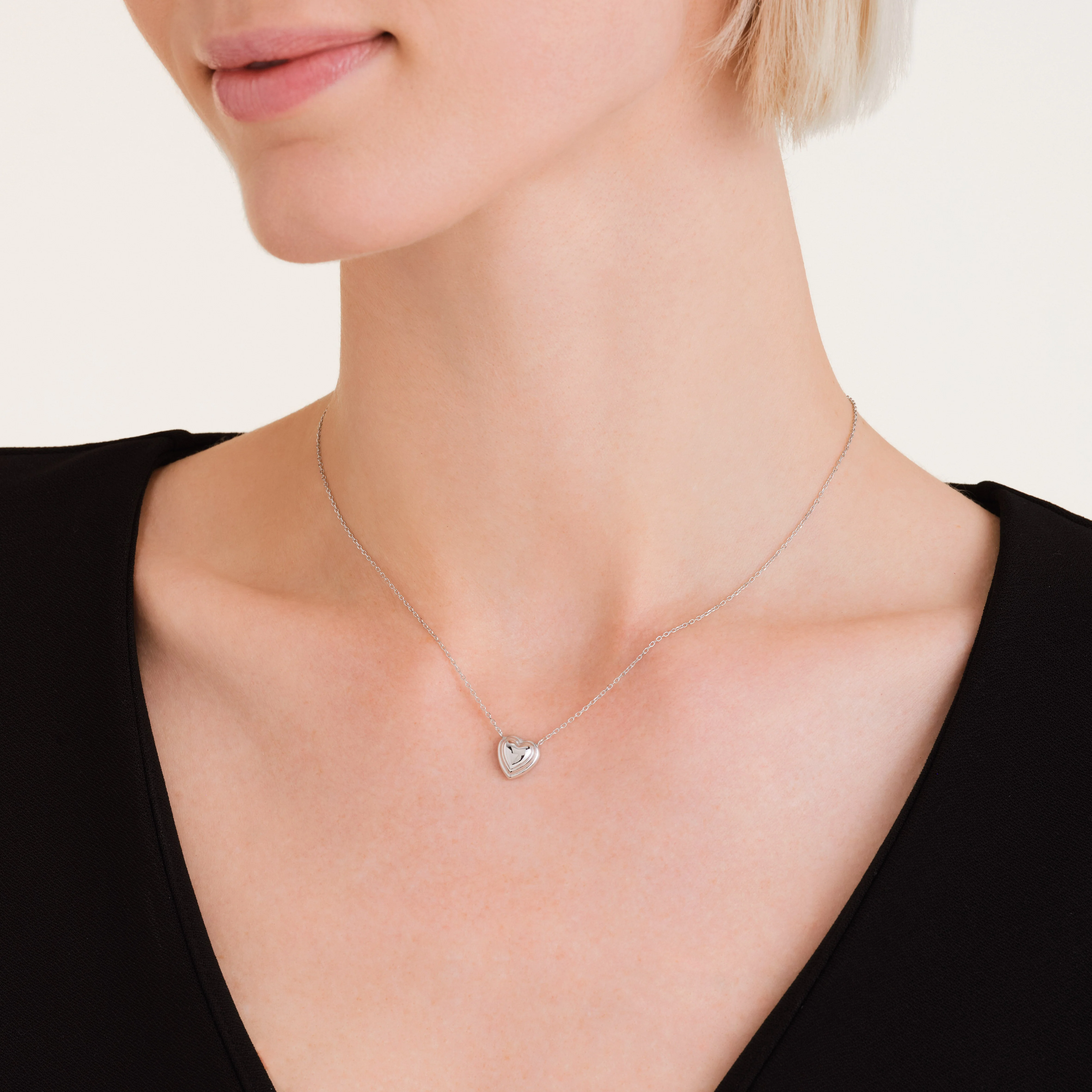 Collier Cœur Refief - Image 7