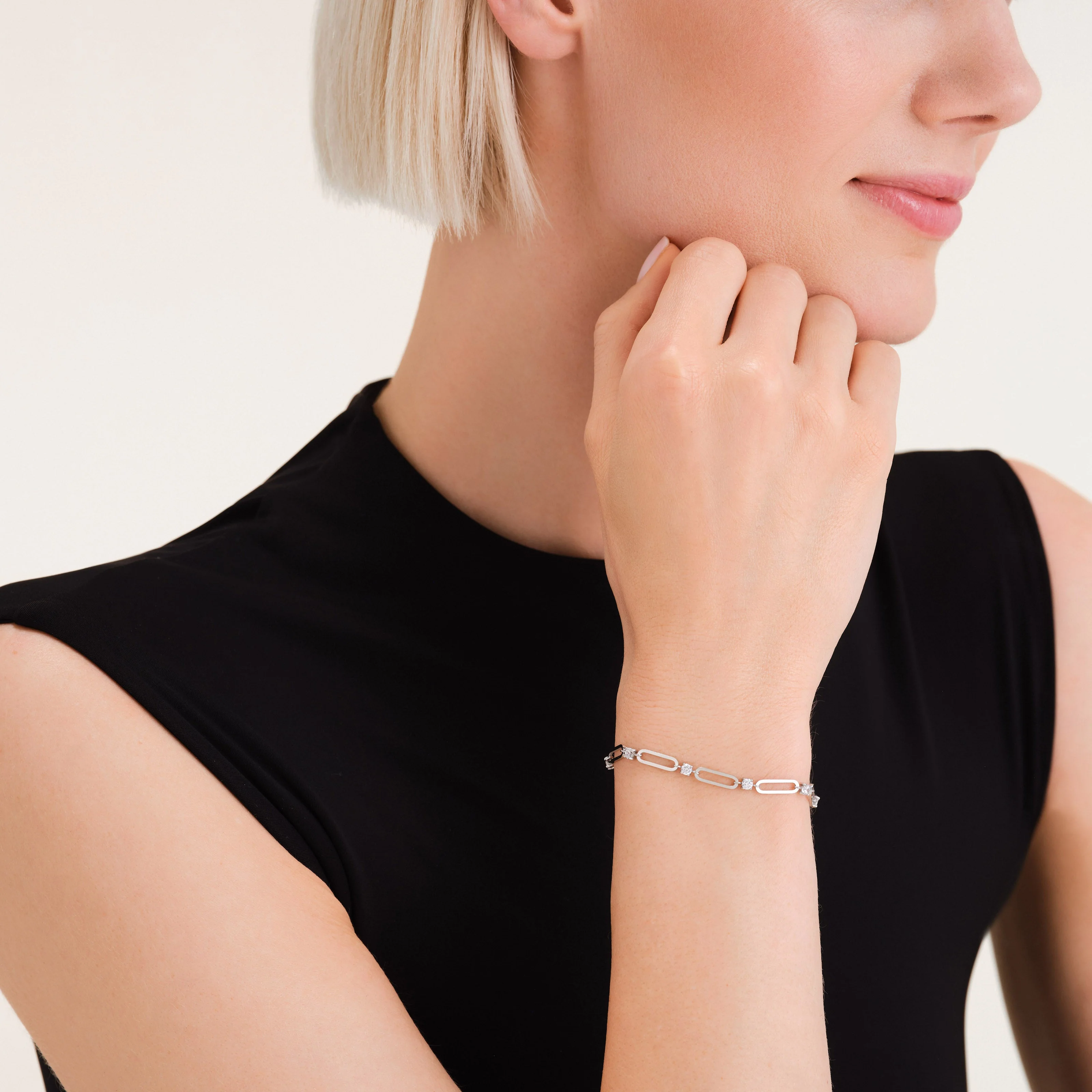 Bracelet Maillons et Pierres - Image 6