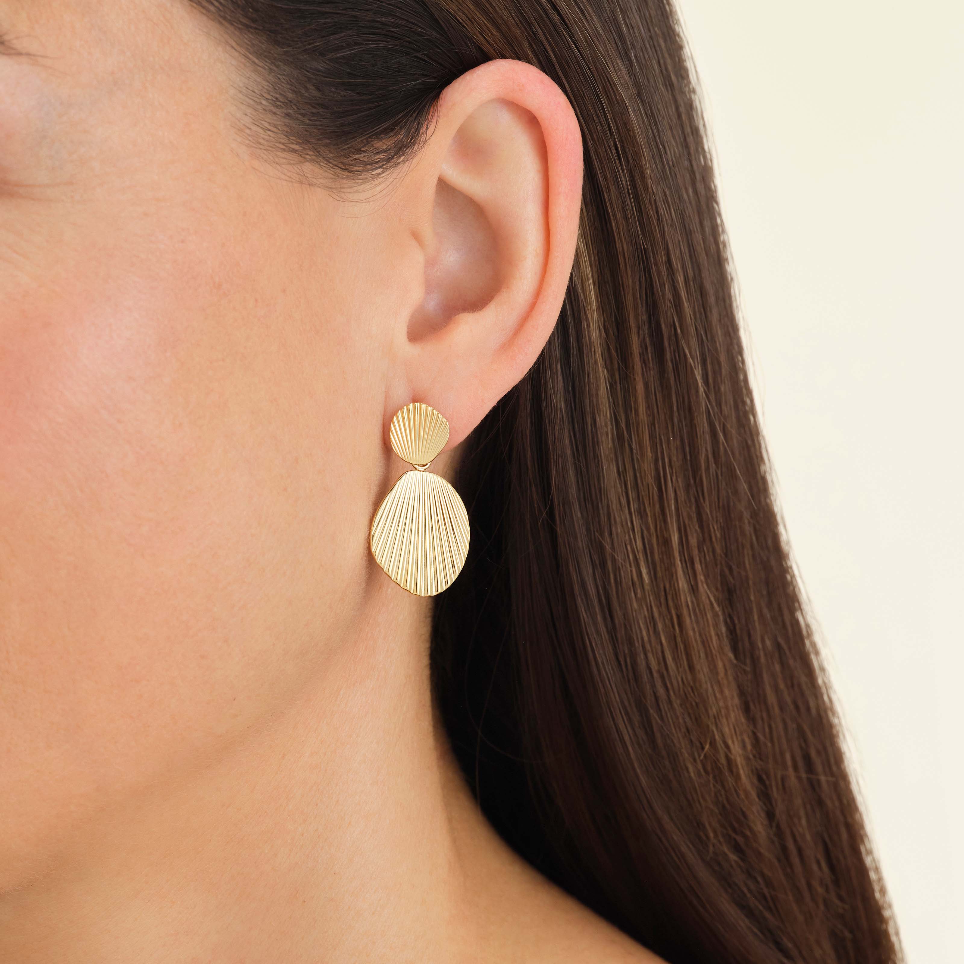Boucles d'oreilles coquillage - Image 3