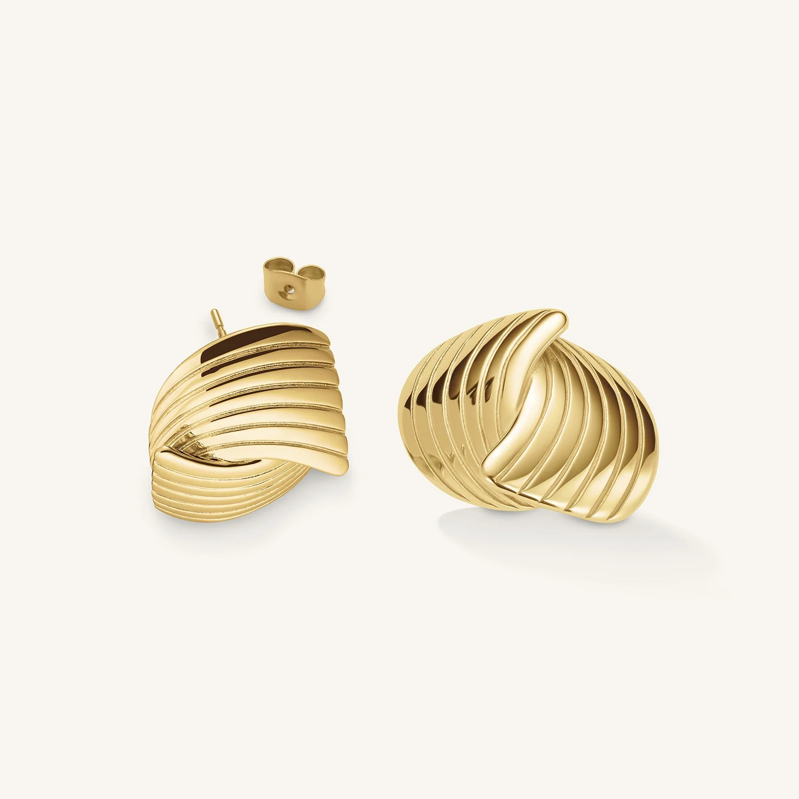 Boucles d’oreilles Nœud Simple - Image 3