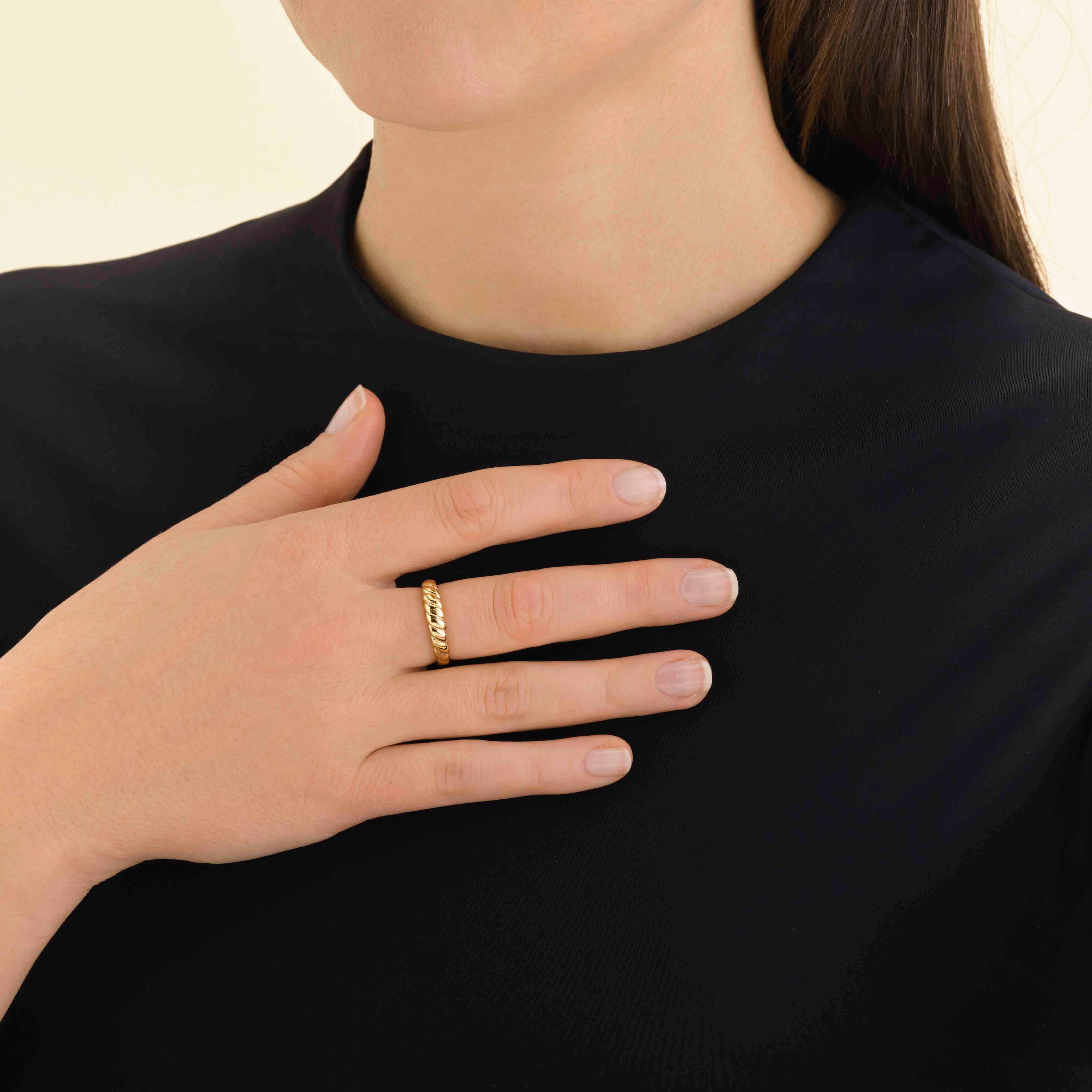 Bague croissant - Image 2