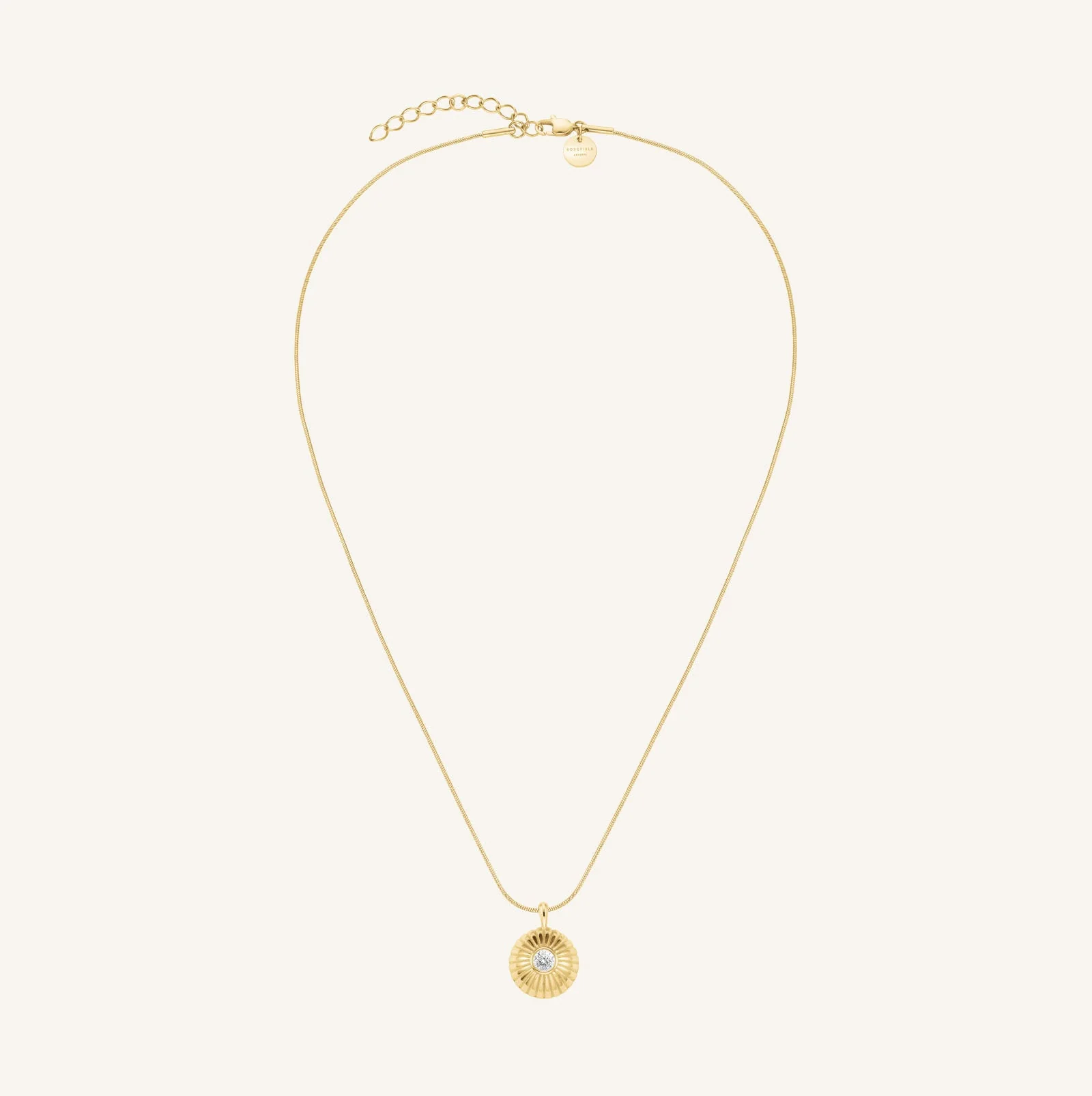 Collier Rond Solitaire - Image 3