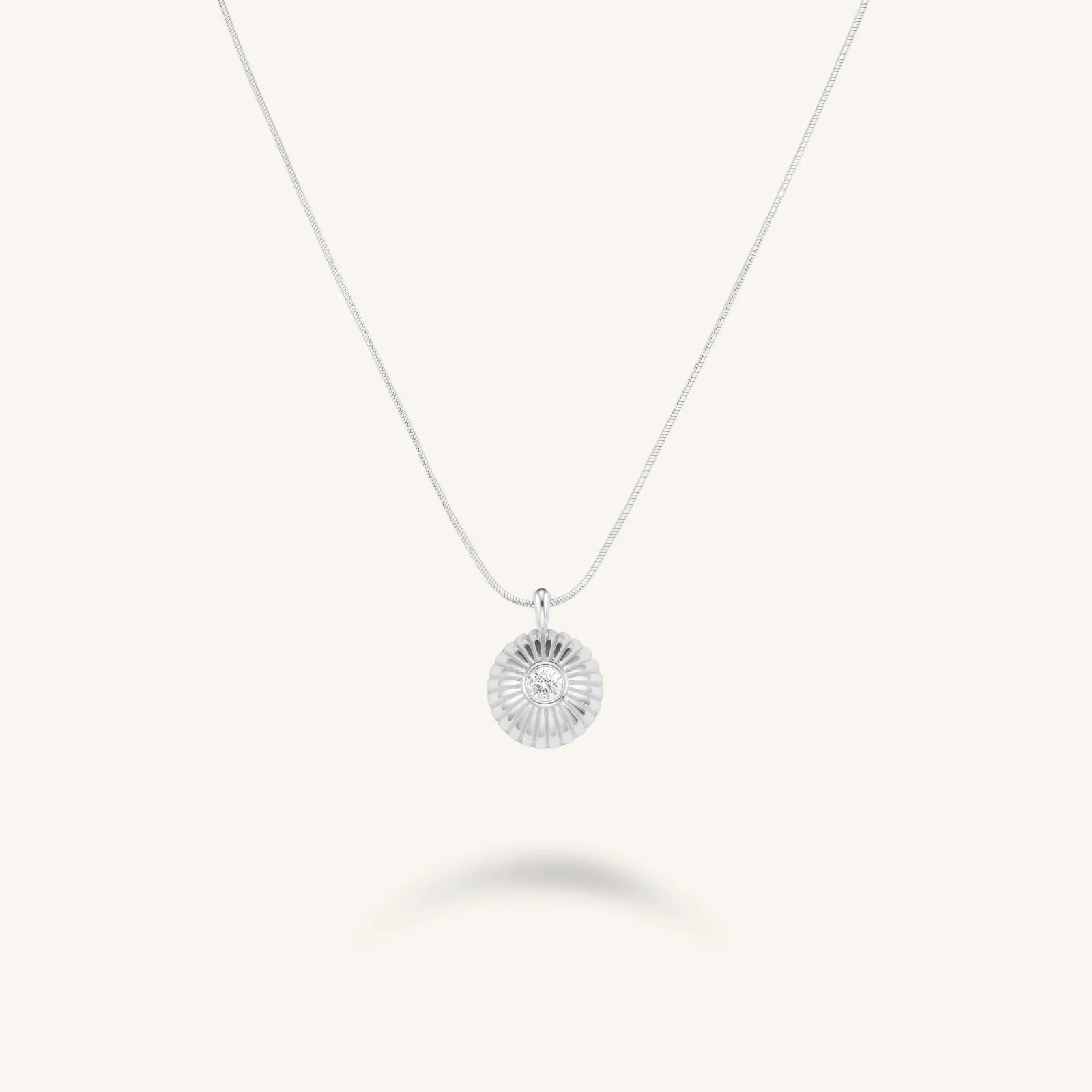 Collier Rond Solitaire - Image 6
