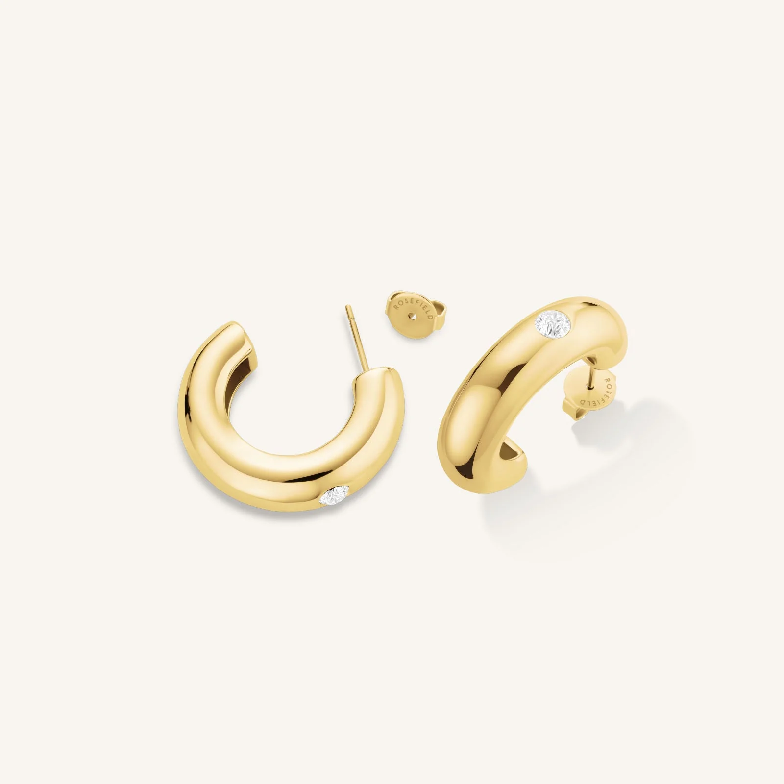 Anneaux épais Solitaires - Image 3