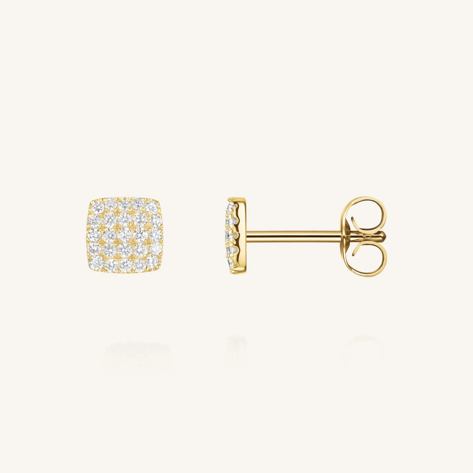 Square Pave Studs - Image 3