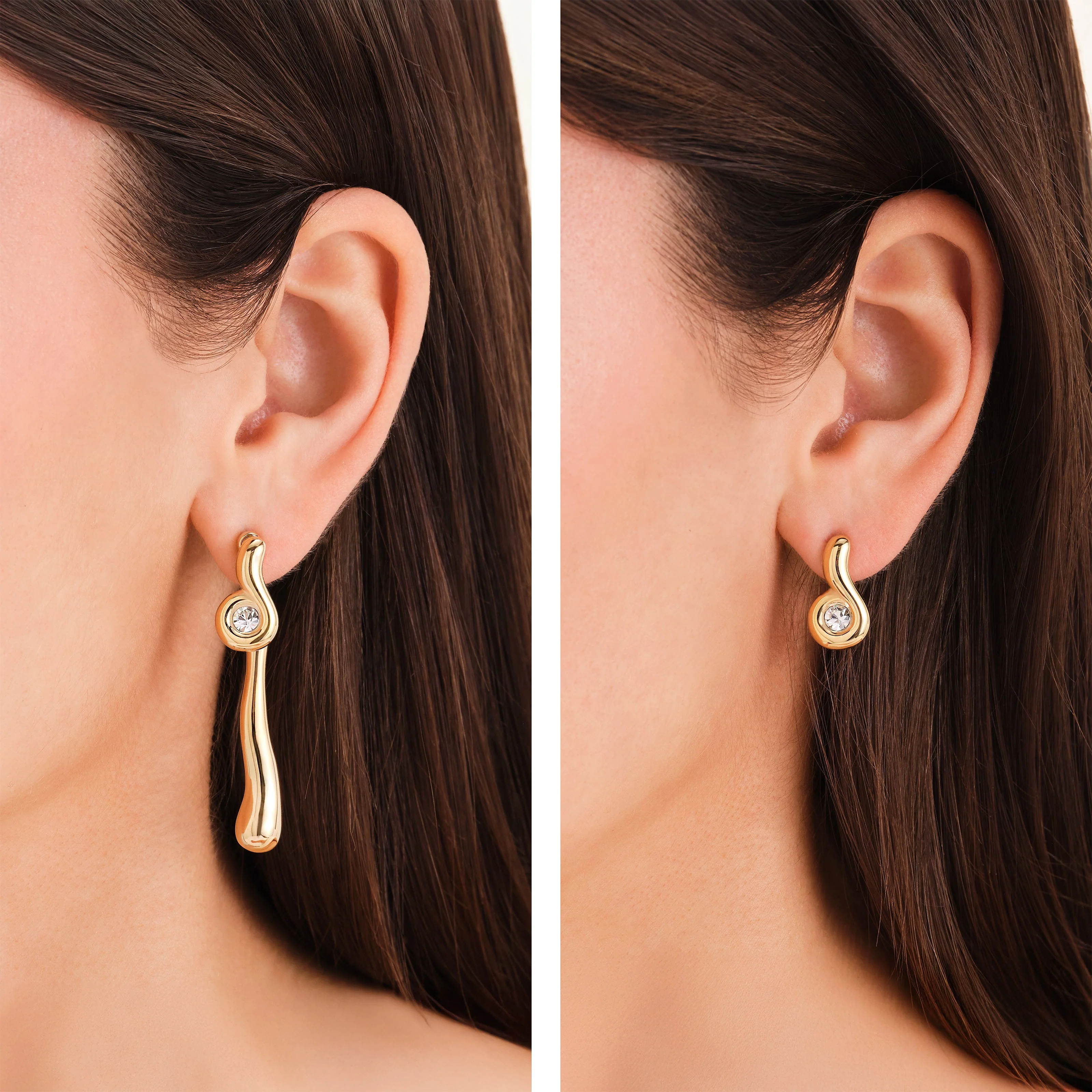 Boucles d’oreilles Wave convertibles - Image 2