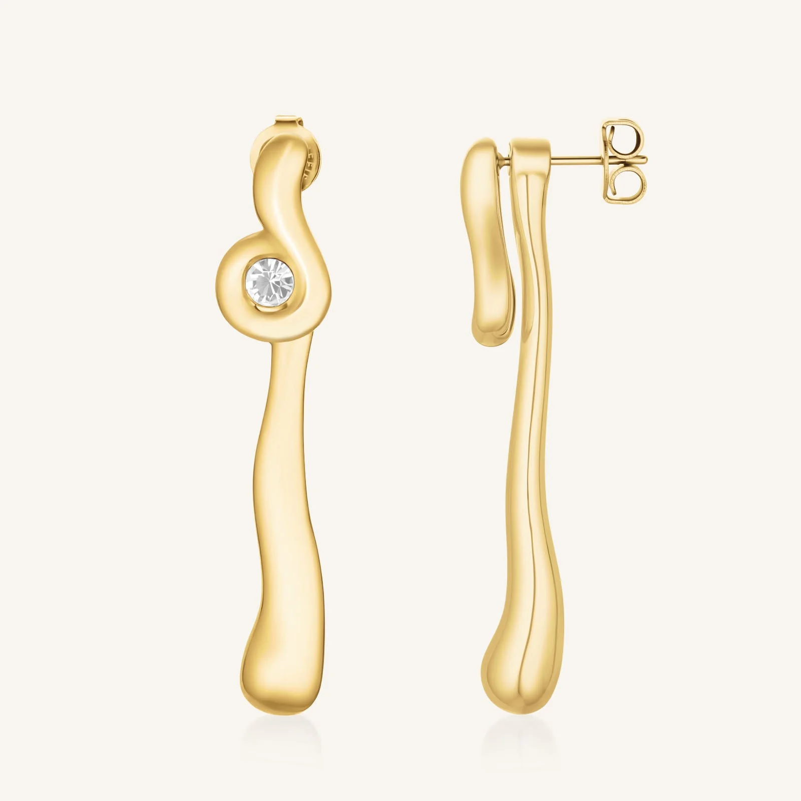 Boucles d’oreilles Wave convertibles - Image 3