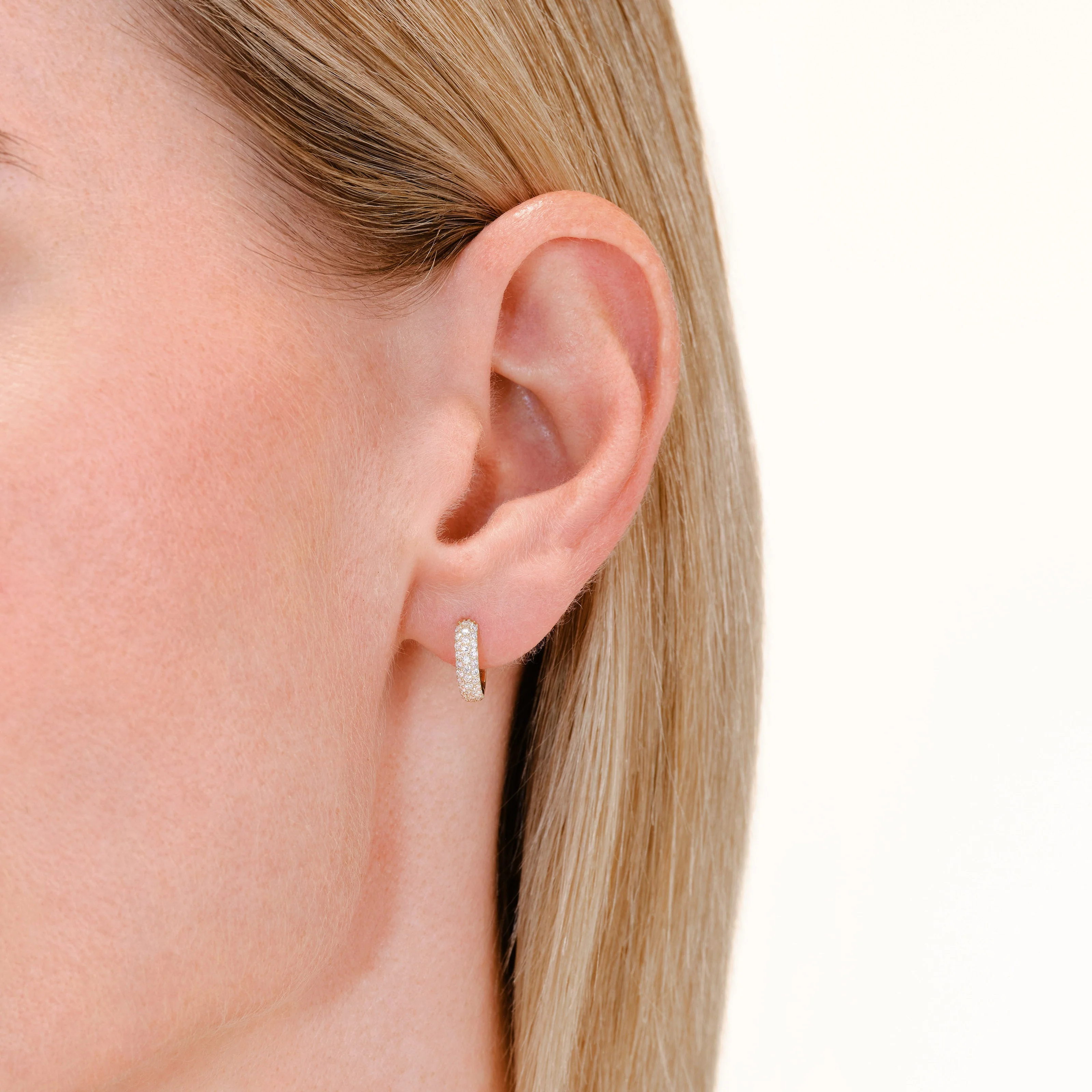 Stellar Pave Hoops - Image 3