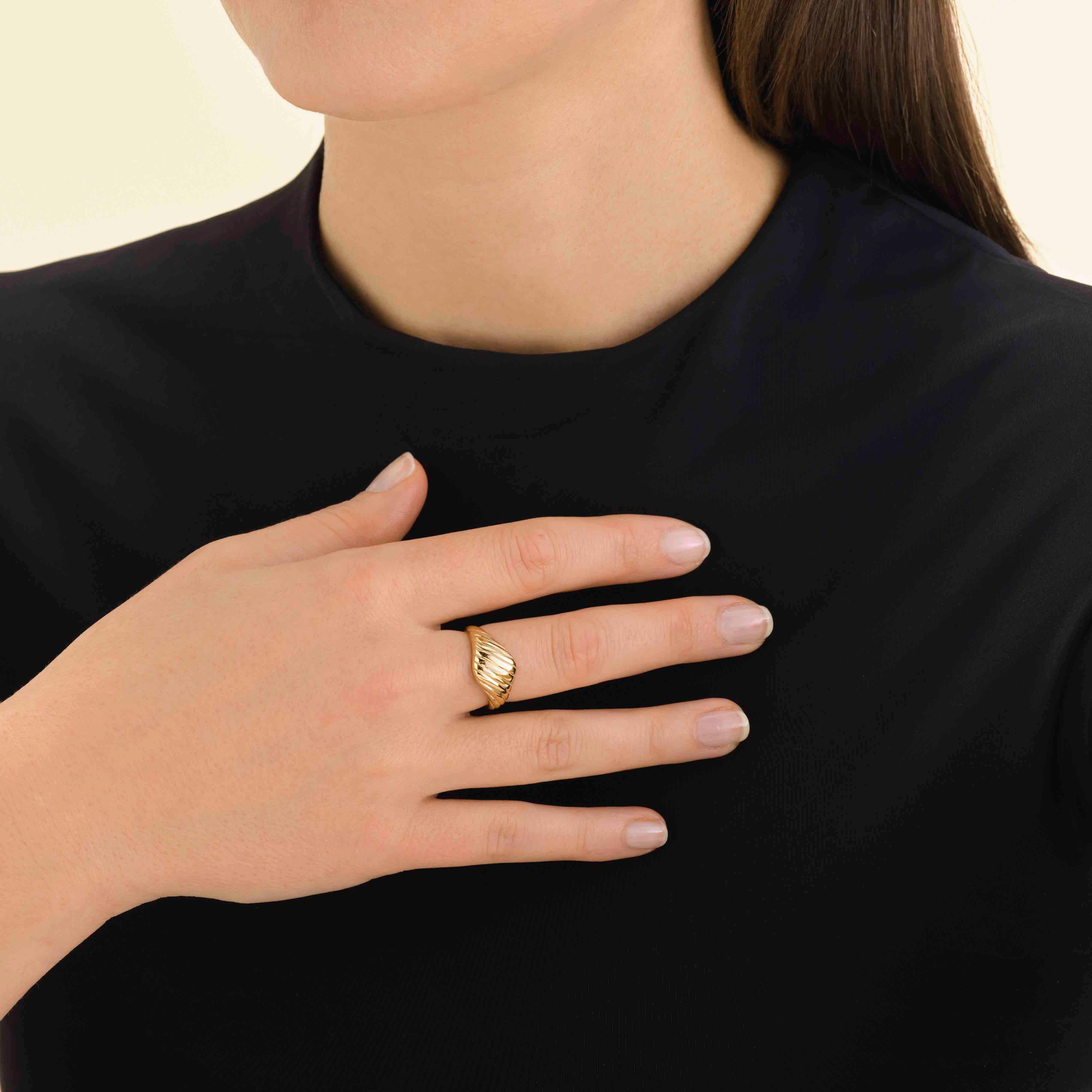 Bague striée - Image 2
