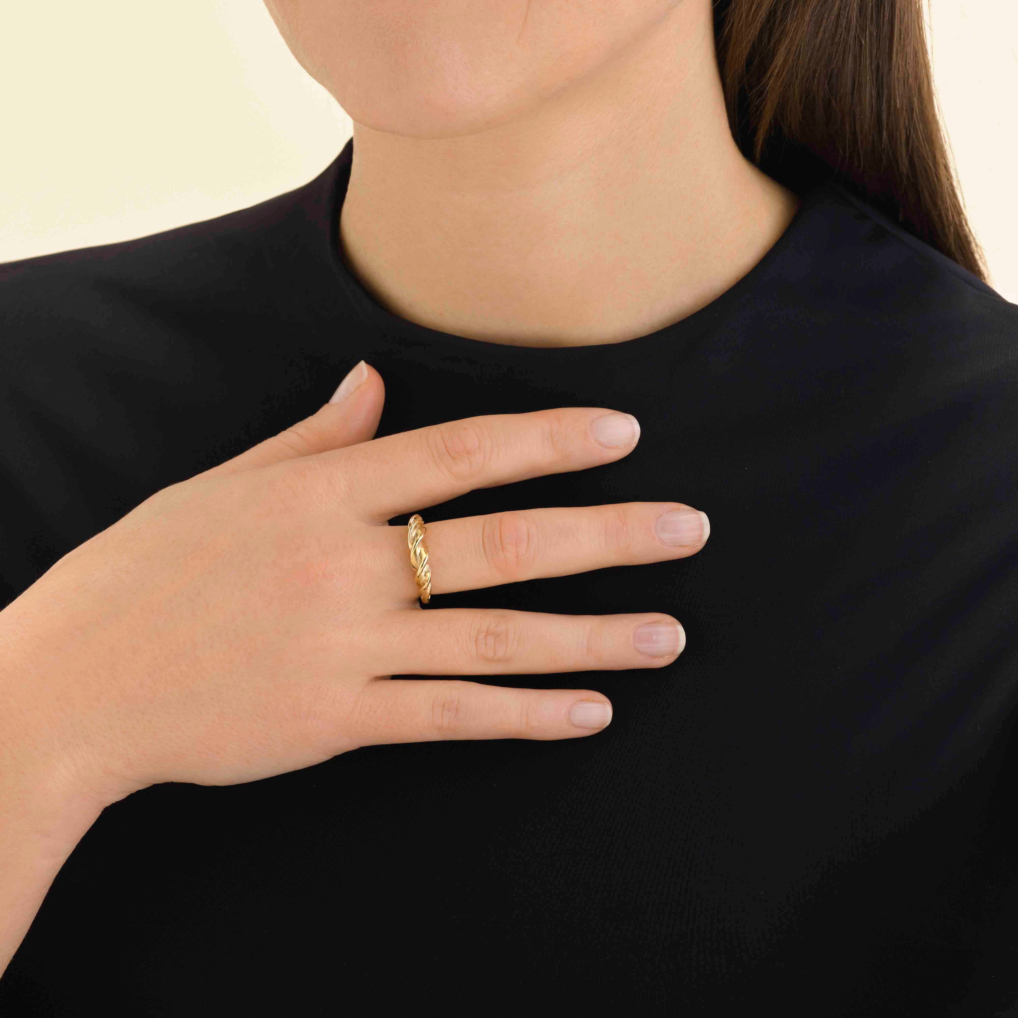 Bague torsadée - Image 2