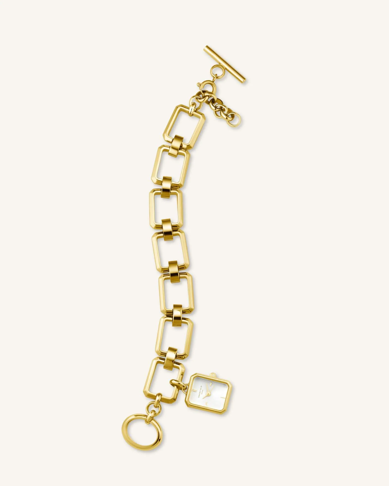 Octagon Charm Chain Or -Avec Gravure - Image 5