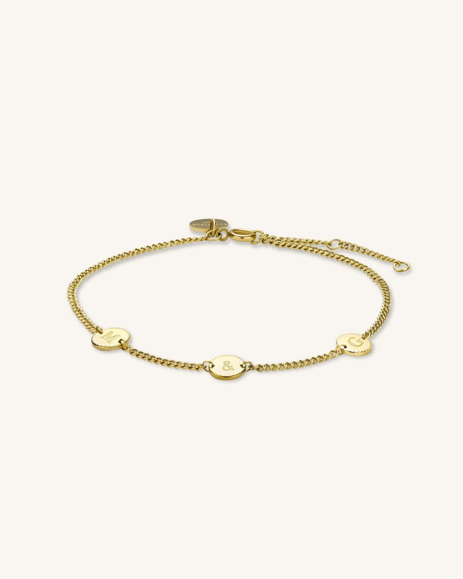 Bracelet 3 initiales - Image 4