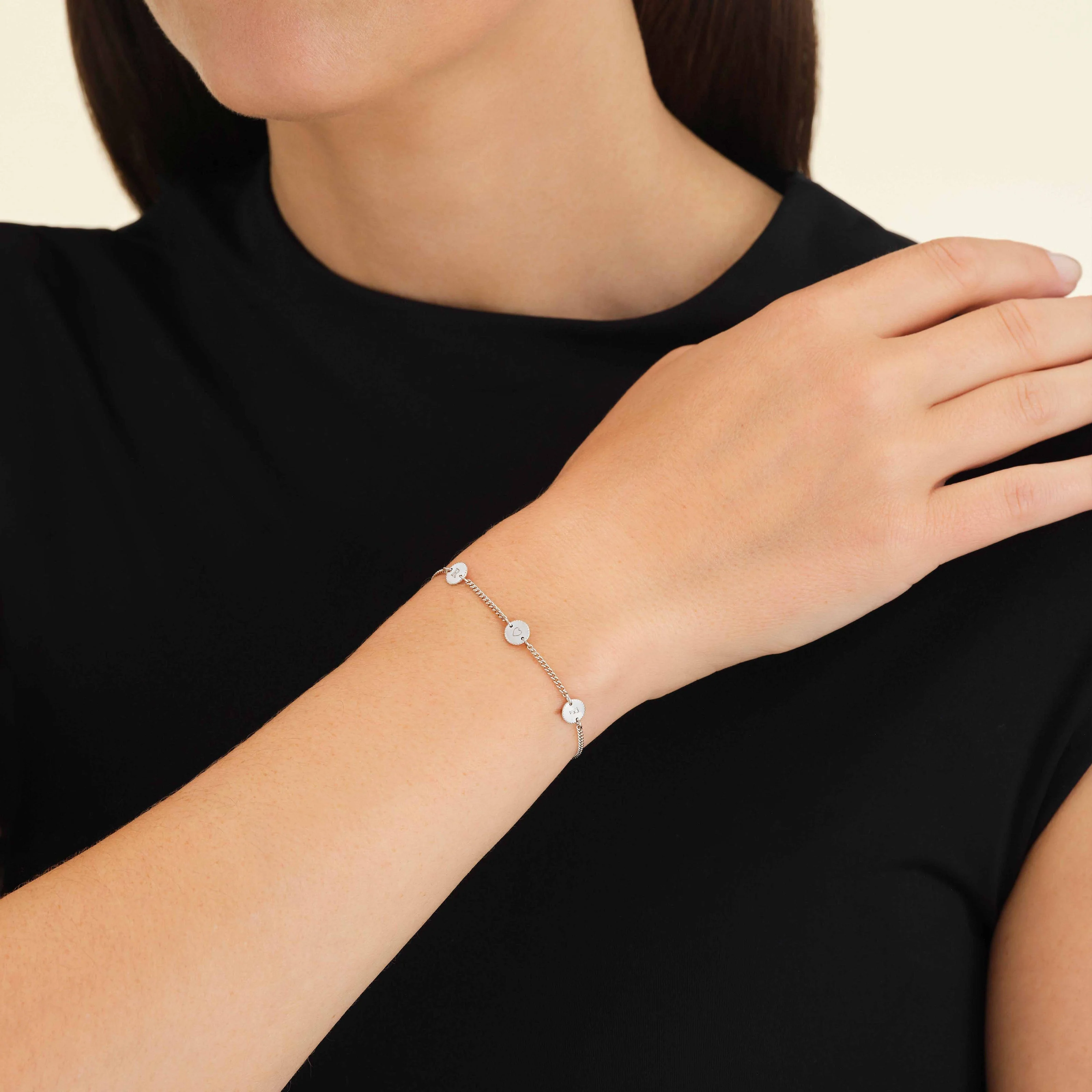 Bracelet 3 initiales - Image 9