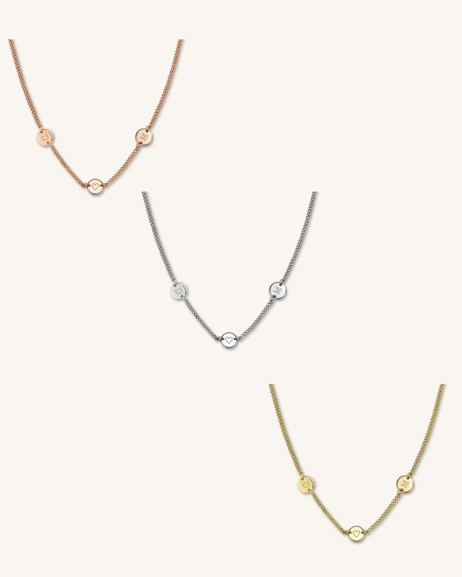 Collier 3 initiales - Image 7