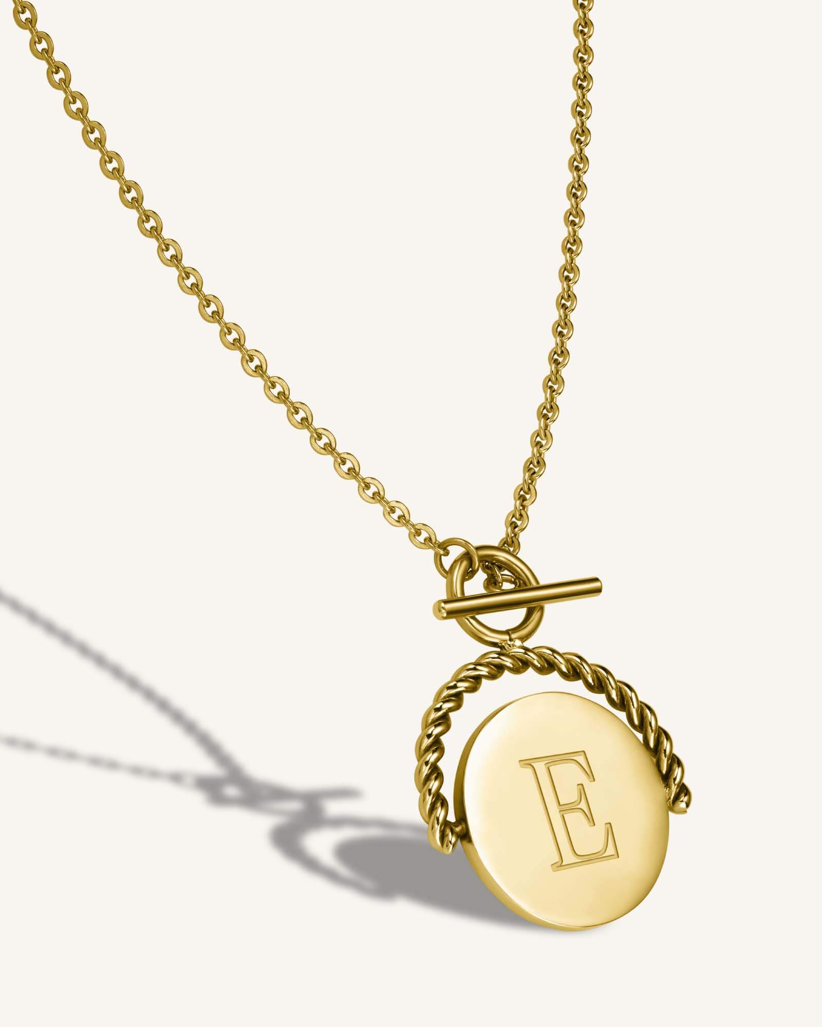 Collier médaillon torsadé - Image 4