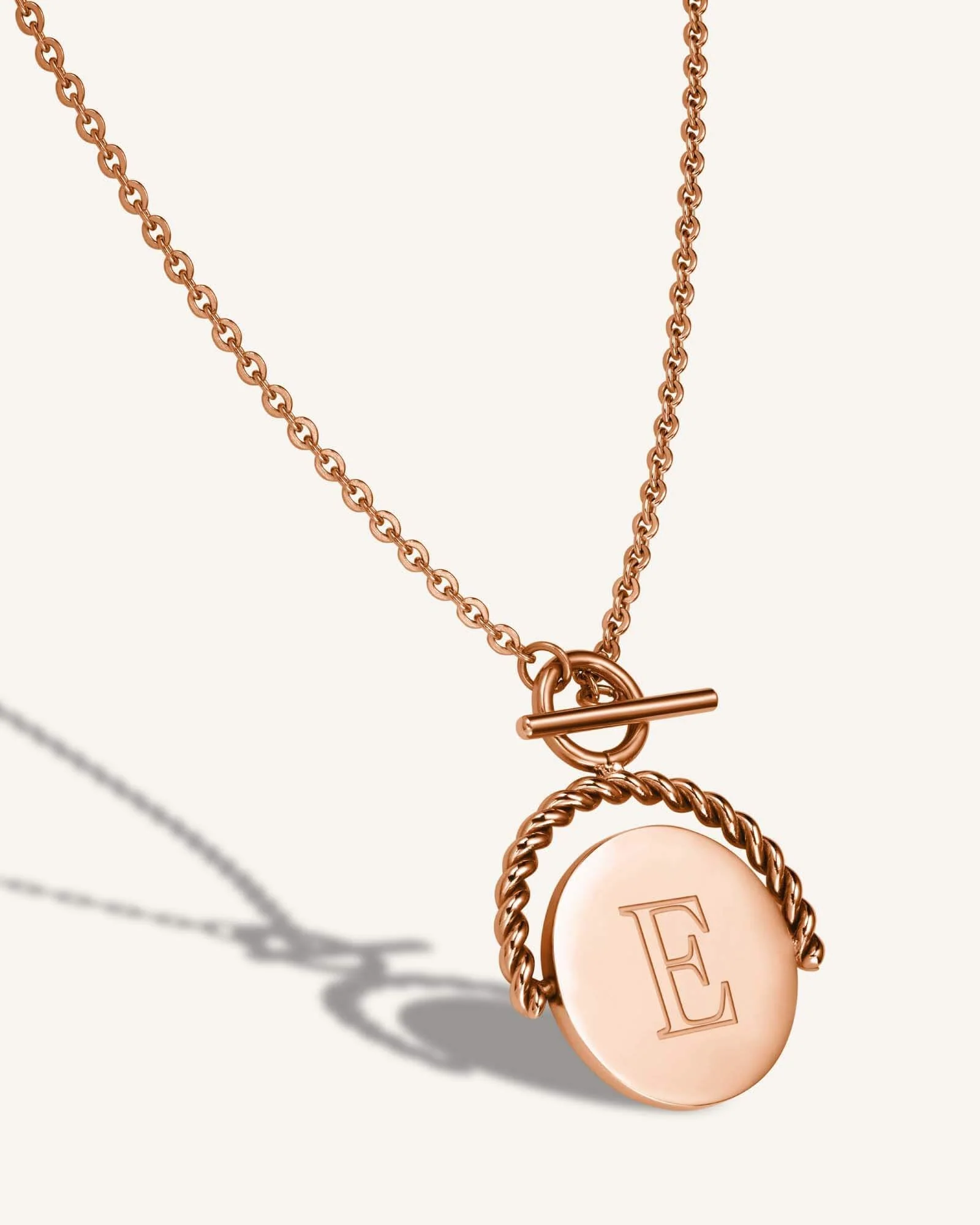 Collier médaillon torsadé - Image 5
