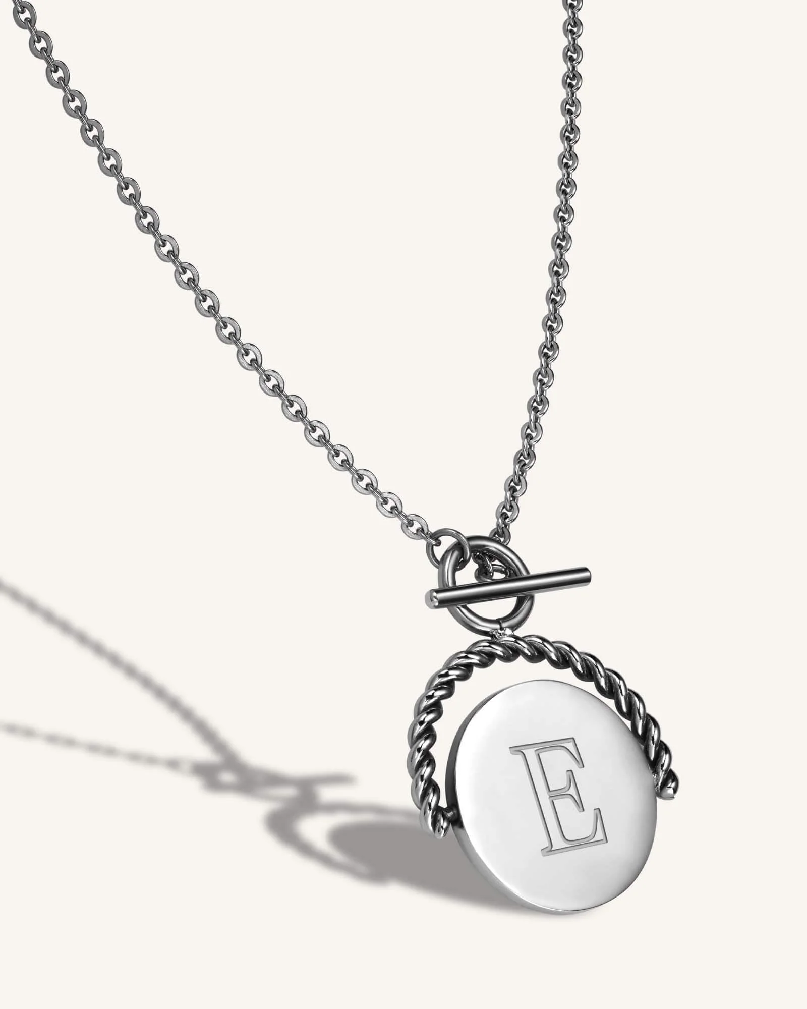 Collier médaillon torsadé - Image 6