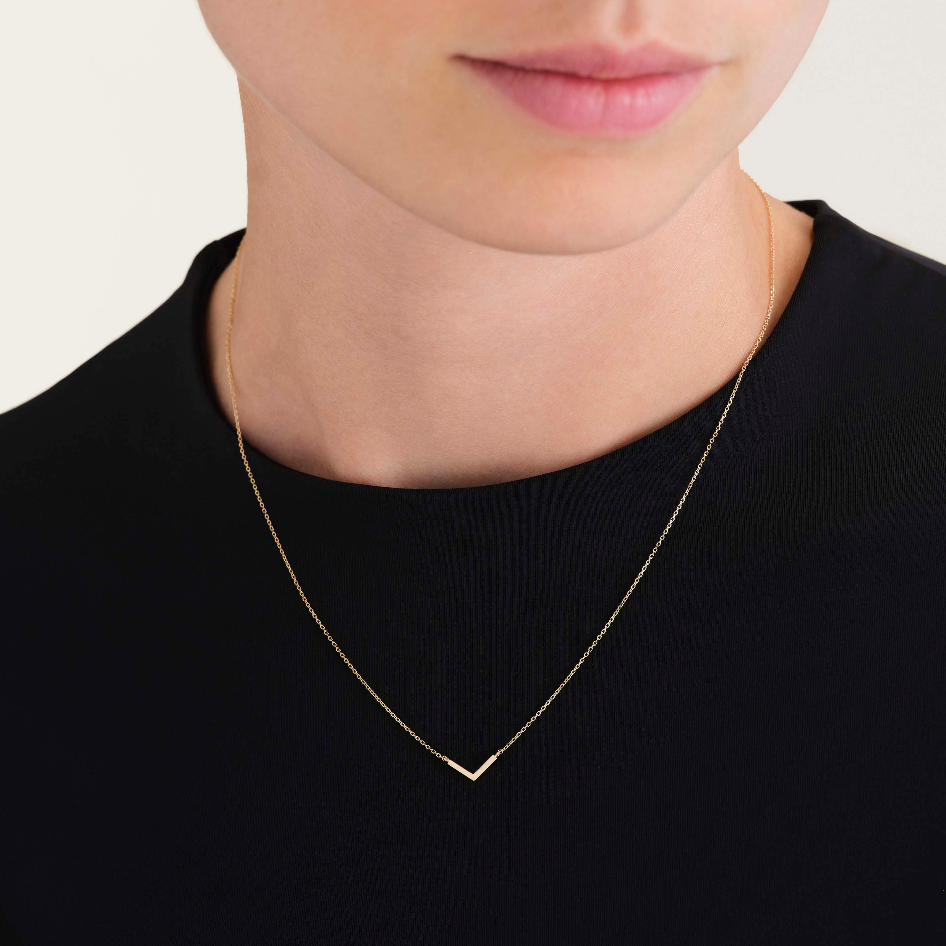 Collier Pointe En V - Image 2