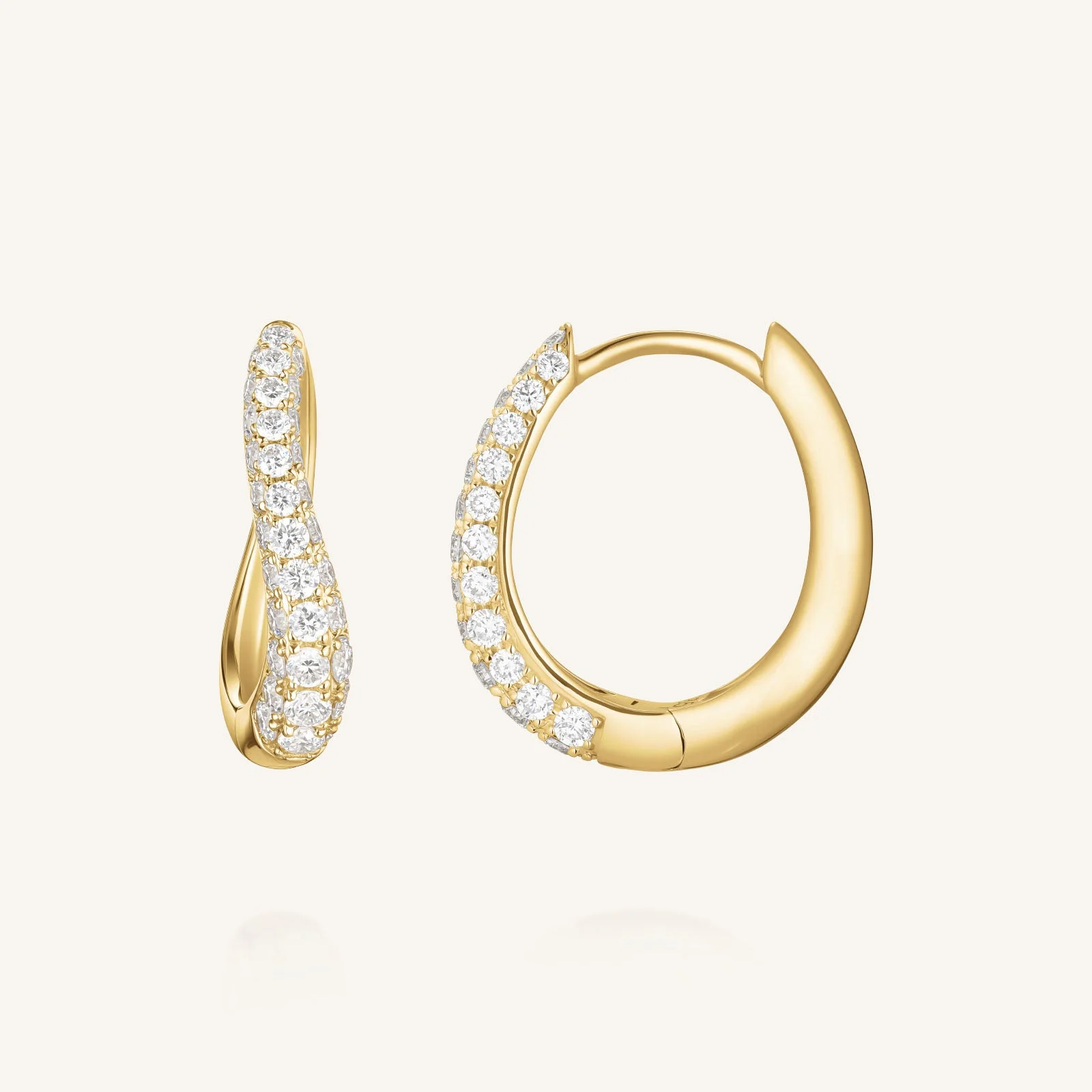 Wave Pave Hoops - Image 3